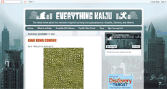 Desktop Screenshot of everythingkaiju.com
