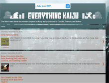 Tablet Screenshot of everythingkaiju.com